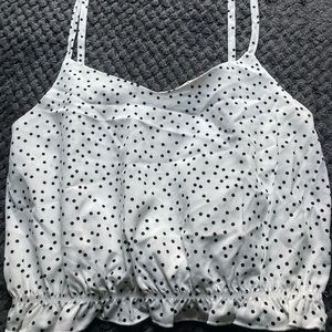 polka dot top